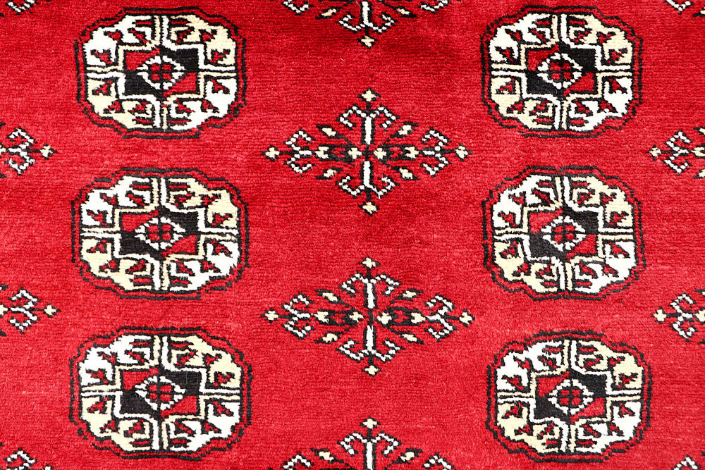 Red Bokhara 5' 7 x 8' 5 - No. 60484 - ALRUG Rug Store