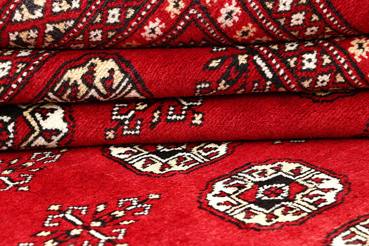 Red Bokhara 5' 7 x 8' 5 - No. 60484 - ALRUG Rug Store