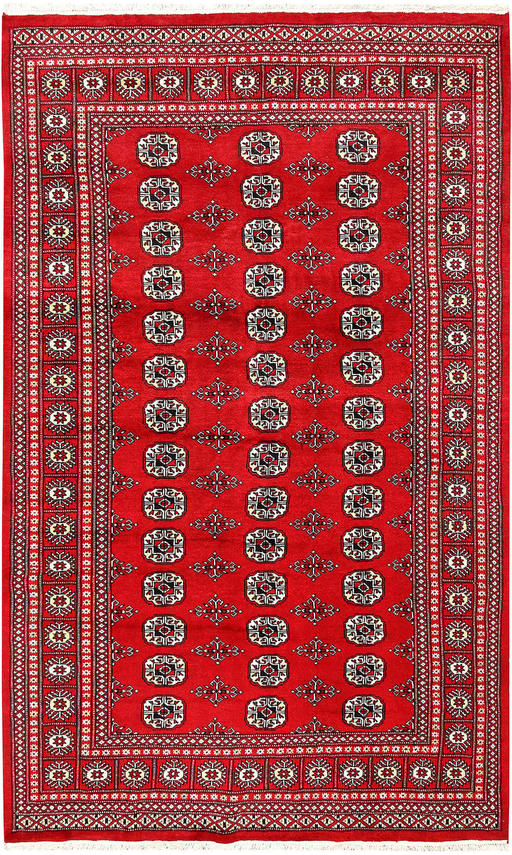 Red Bokhara 5'  7" x 8'  5" - No. QA19021