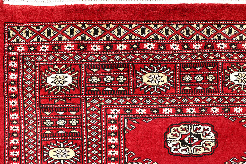 Firebrick Bokhara 5' 7 x 7' 7 - No. 60489 - ALRUG Rug Store