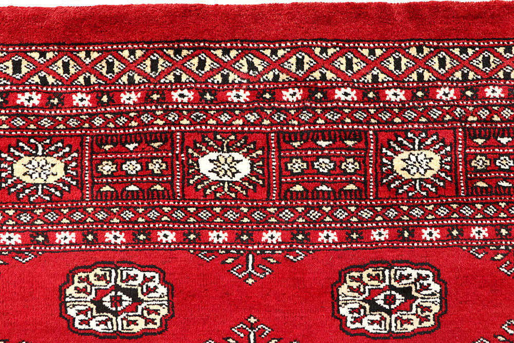 Firebrick Bokhara 5' 7 x 7' 7 - No. 60489 - ALRUG Rug Store