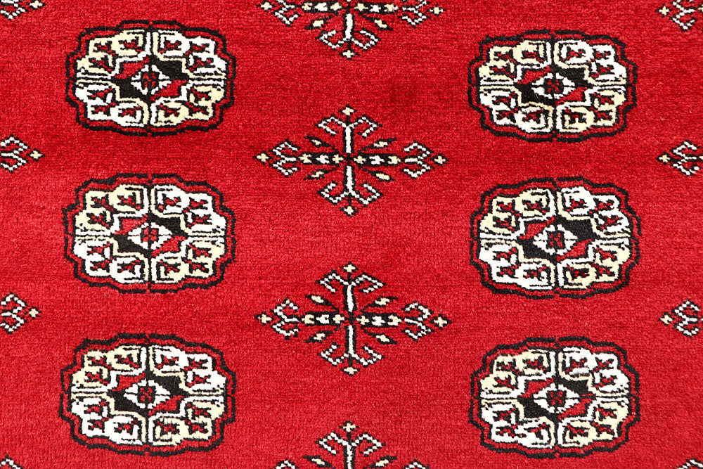 Firebrick Bokhara 5' 7 x 7' 7 - No. 60489 - ALRUG Rug Store