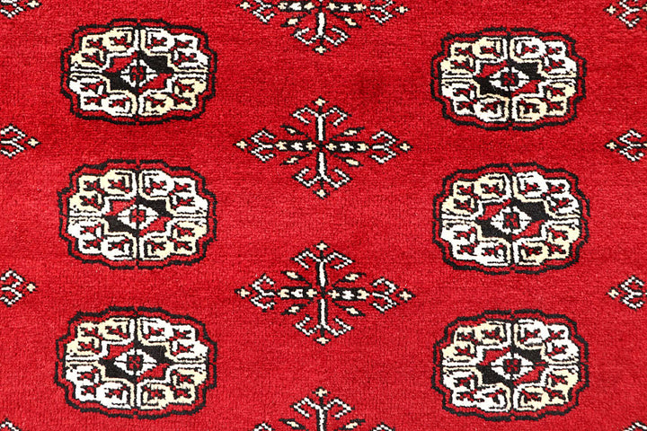 Firebrick Bokhara 5' 7 x 7' 7 - No. 60489 - ALRUG Rug Store