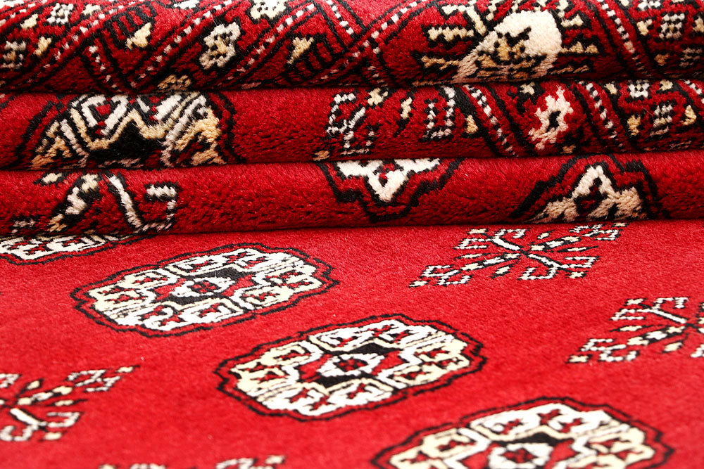 Firebrick Bokhara 5' 7 x 7' 7 - No. 60489 - ALRUG Rug Store