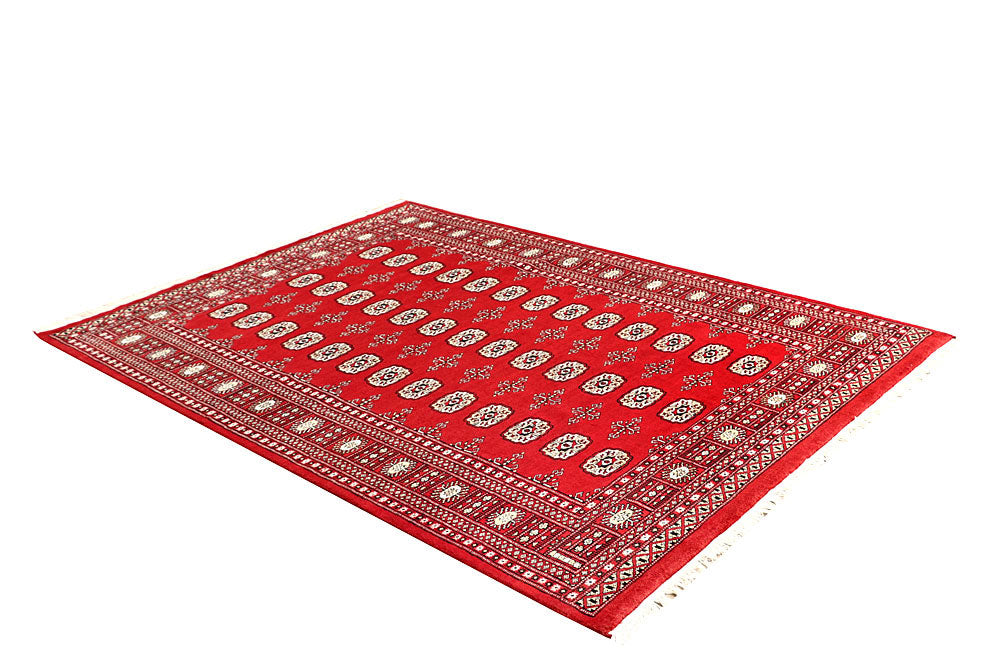 Firebrick Bokhara 5' 7 x 7' 7 - No. 60489 - ALRUG Rug Store