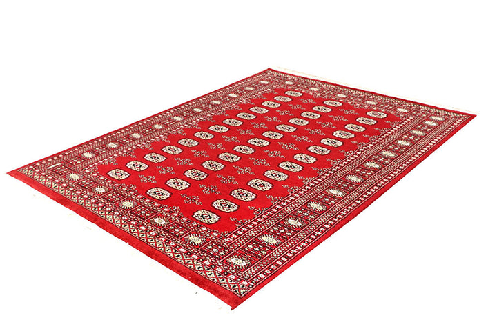 Firebrick Bokhara 5' 7 x 7' 7 - No. 60489 - ALRUG Rug Store