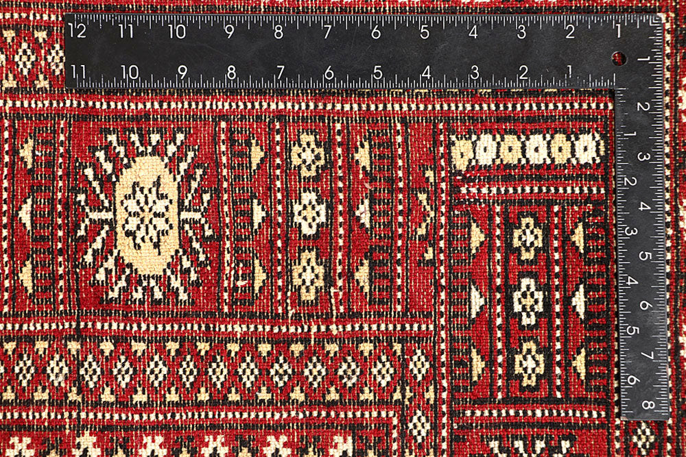 Firebrick Bokhara 5' 7 x 7' 7 - No. 60489 - ALRUG Rug Store