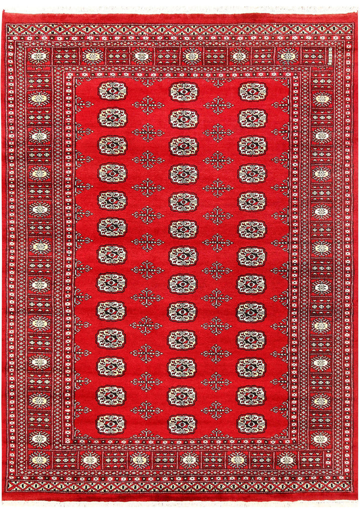 Firebrick Bokhara 5' 7 x 7' 7 - No. 60489 - ALRUG Rug Store