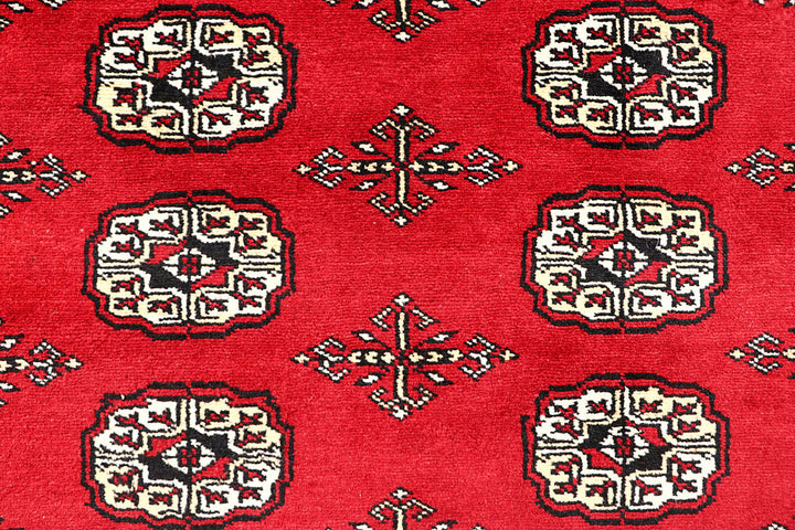Red Bokhara 5' 7 x 8' 9 - No. 60490 - ALRUG Rug Store