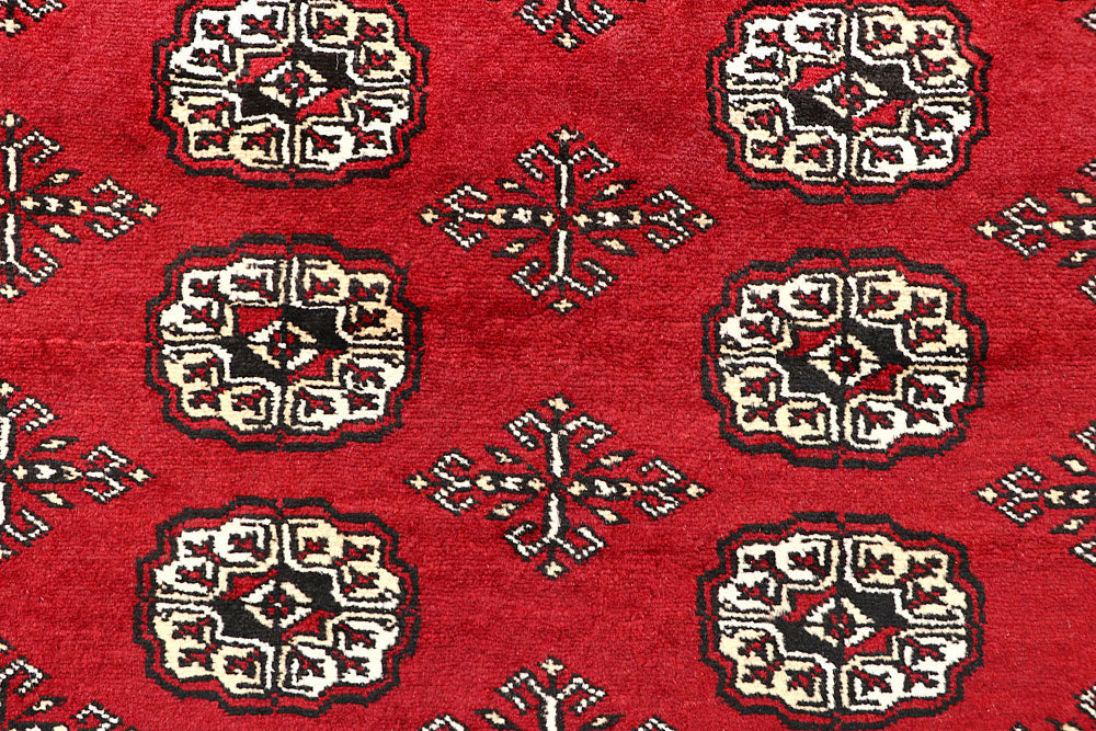 Firebrick Bokhara 5' 8 x 8' 1 - No. 60492 - ALRUG Rug Store