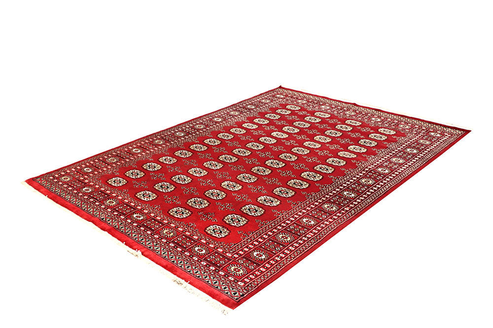 Firebrick Bokhara 5' 8 x 8' 1 - No. 60492 - ALRUG Rug Store