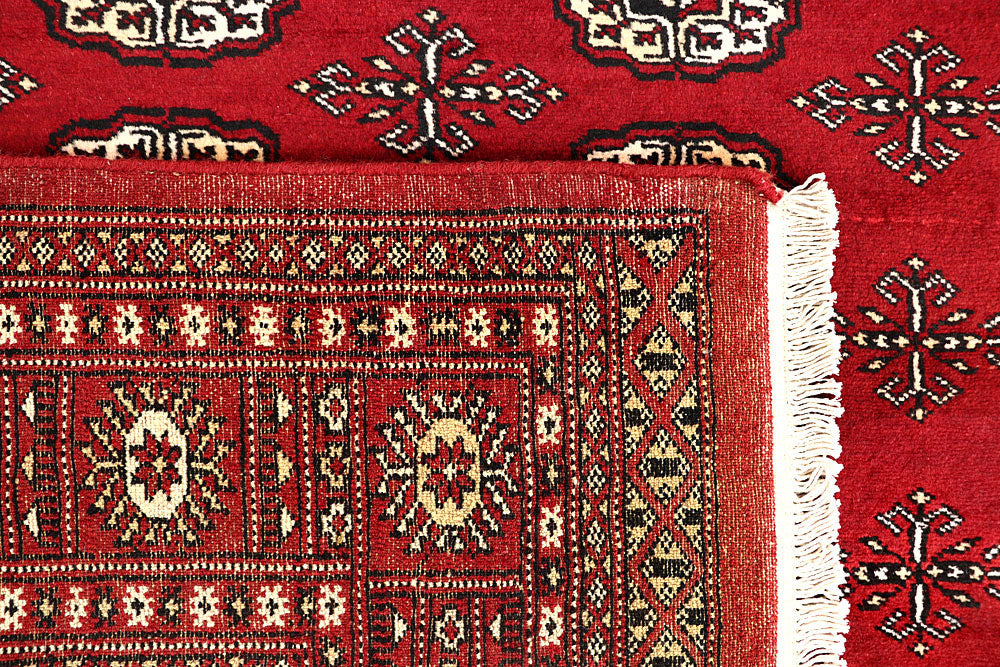 Firebrick Bokhara 5' 8 x 8' 1 - No. 60492 - ALRUG Rug Store
