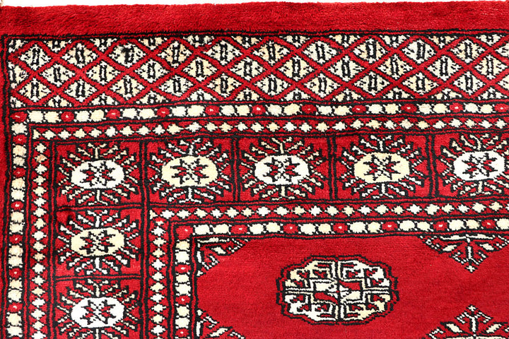 Red Bokhara 5' 8 x 7' 11 - No. 60493 - ALRUG Rug Store
