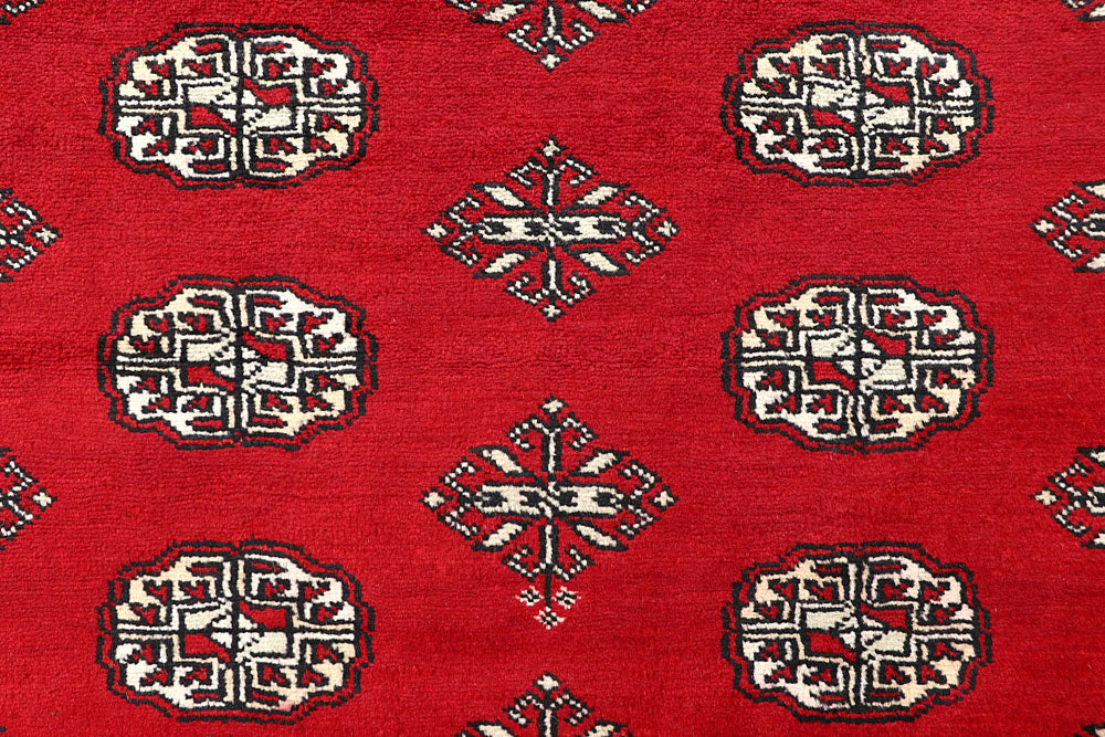 Red Bokhara 5' 8 x 7' 11 - No. 60493 - ALRUG Rug Store