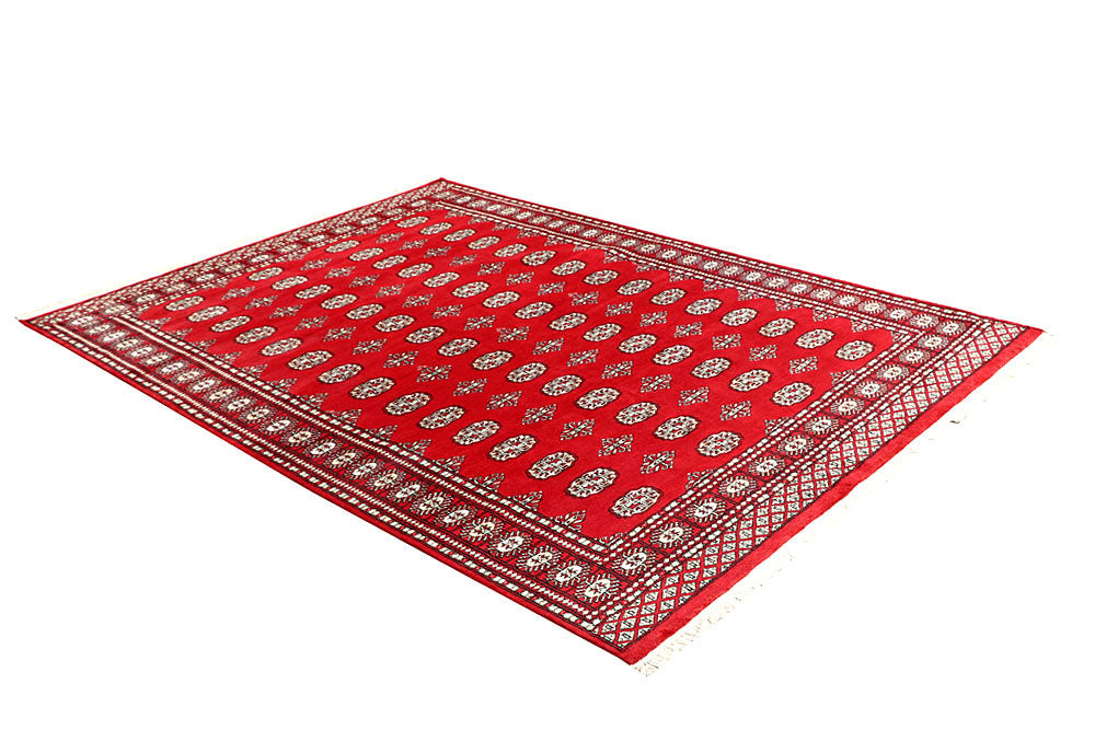 Red Bokhara 5' 8 x 7' 11 - No. 60493 - ALRUG Rug Store