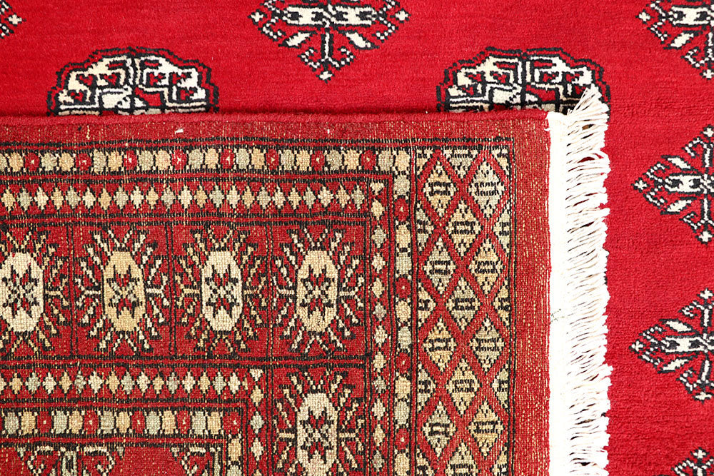 Red Bokhara 5' 8 x 7' 11 - No. 60493 - ALRUG Rug Store