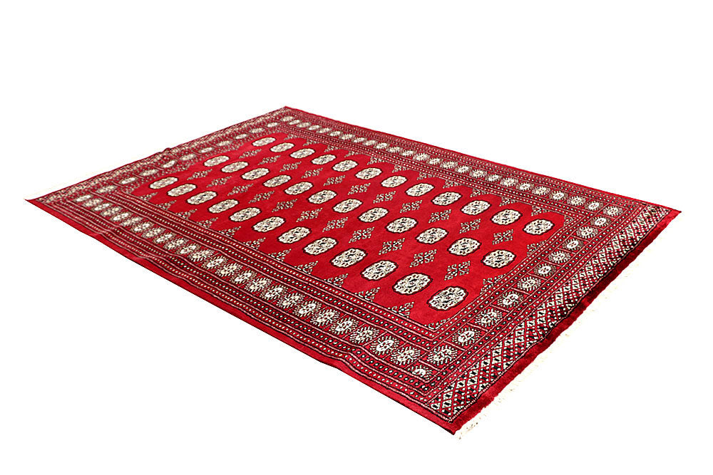 Red Bokhara 5' 5 x 7' 8 - No. 60494 - ALRUG Rug Store
