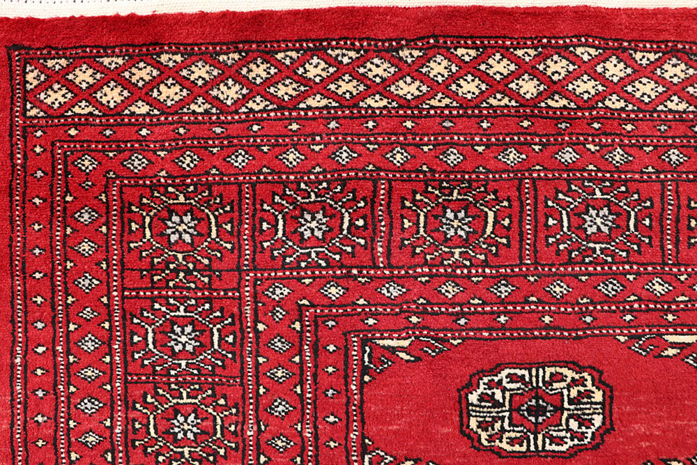 Red Bokhara 5' 5 x 8' 2 - No. 60497 - ALRUG Rug Store