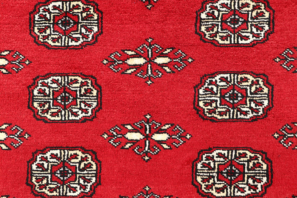 Red Bokhara 5' 5 x 8' 2 - No. 60497 - ALRUG Rug Store