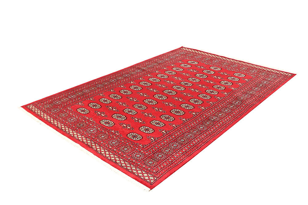 Red Bokhara 5' 5 x 8' 2 - No. 60497 - ALRUG Rug Store