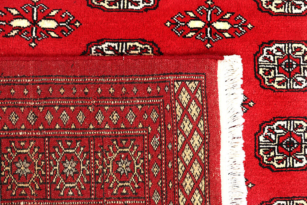 Red Bokhara 5' 5 x 8' 2 - No. 60497 - ALRUG Rug Store