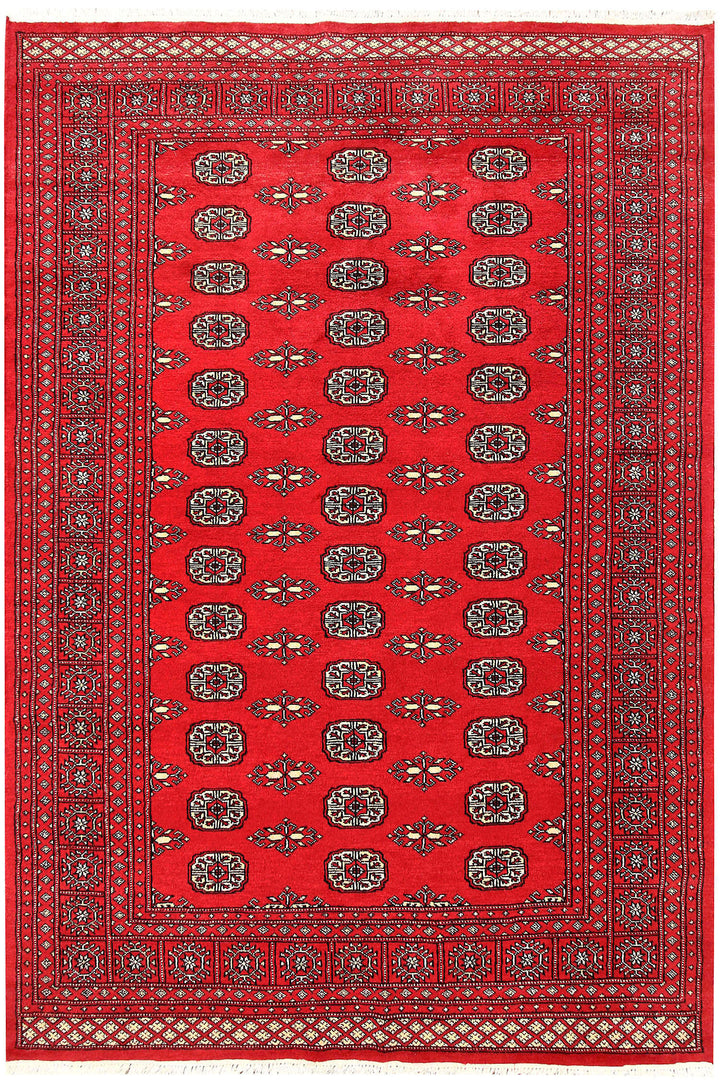 Red Bokhara 5' 5 x 8' 2 - No. 60497 - ALRUG Rug Store