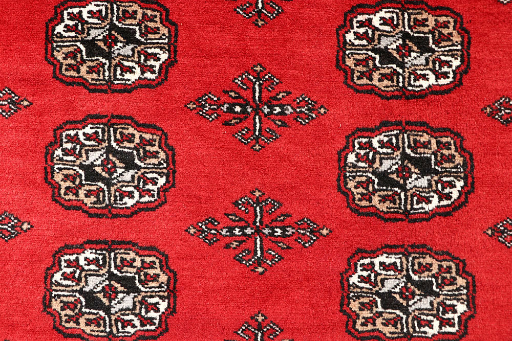 Red Bokhara 5' 5 x 8' - No. 60503 - ALRUG Rug Store