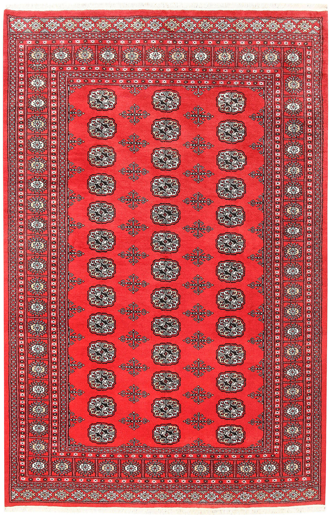 Red Bokhara 5' 5 x 8' - No. 60503 - ALRUG Rug Store