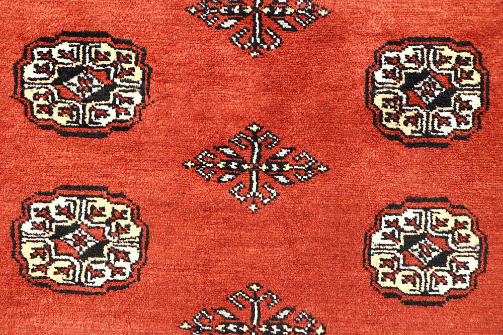 Coral Bokhara 5' 8 x 7' 11 - No. 60508 - ALRUG Rug Store
