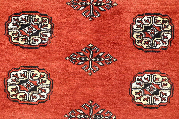 Coral Bokhara 5' 8 x 7' 11 - No. 60508 - ALRUG Rug Store