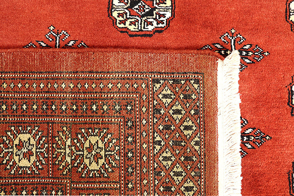 Coral Bokhara 5' 8 x 7' 11 - No. 60508 - ALRUG Rug Store
