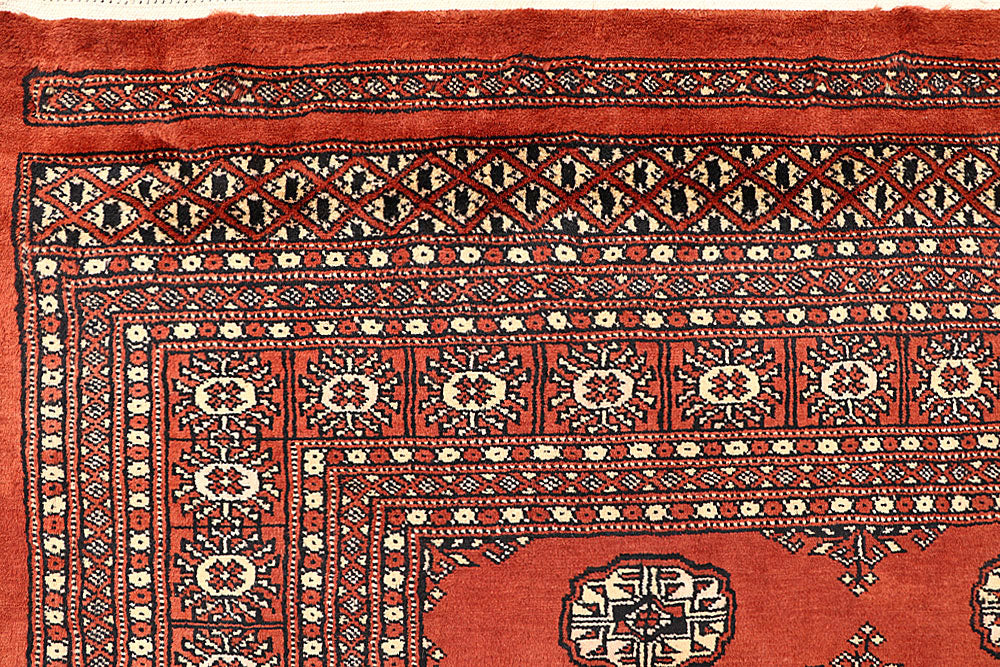 Coral Bokhara 5' 8 x 8' 8 - No. 60511 - ALRUG Rug Store