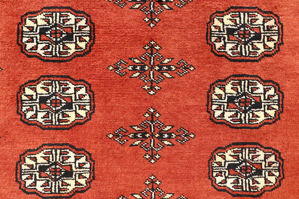 Coral Bokhara 5' 8 x 8' 8 - No. 60511 - ALRUG Rug Store