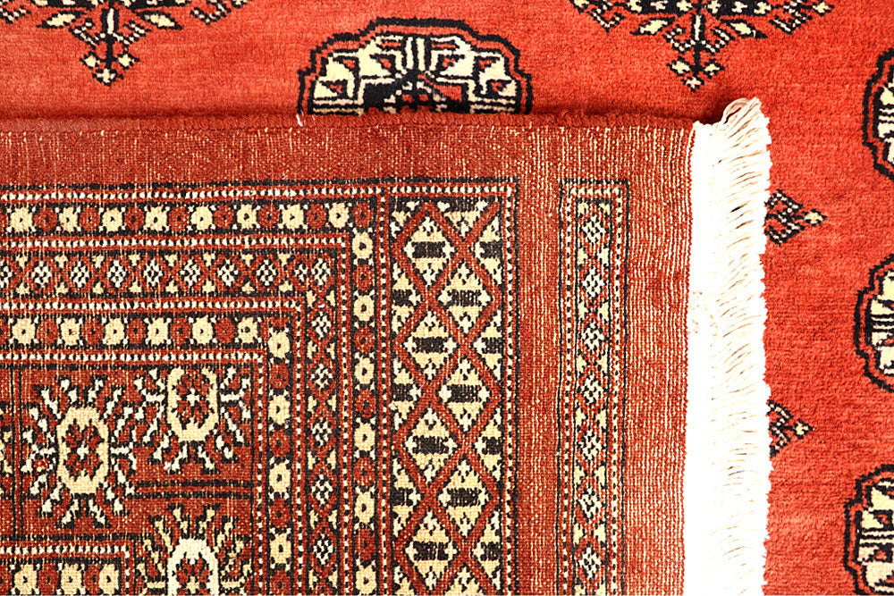 Coral Bokhara 5' 8 x 8' 8 - No. 60511 - ALRUG Rug Store