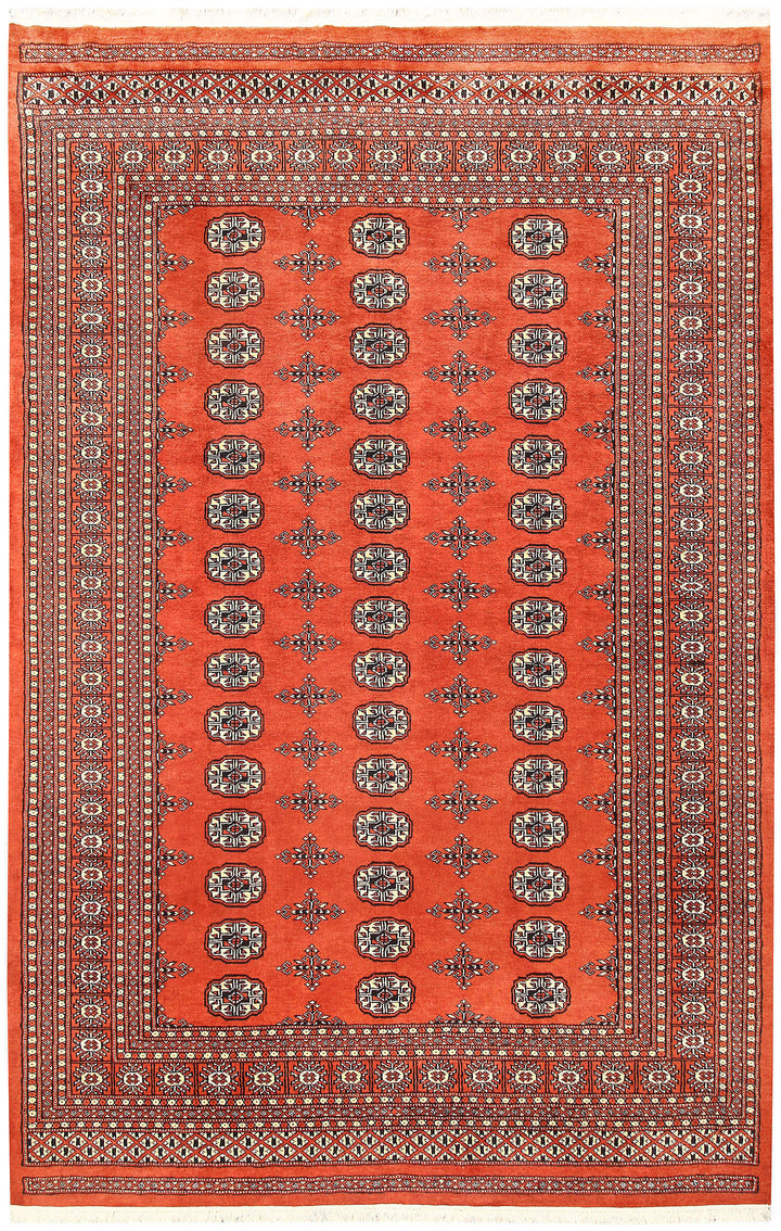 Coral Bokhara 5' 8 x 8' 8 - No. 60511 - ALRUG Rug Store