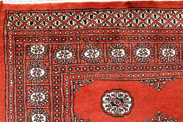 Orange Red Bokhara 5' 7 x 8' 9 - No. 60512 - ALRUG Rug Store