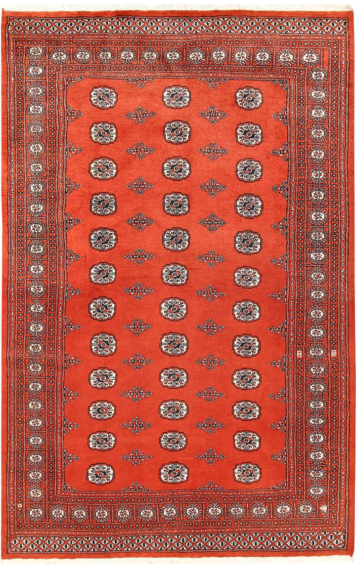 Orange Red Bokhara 5' 7 x 8' 9 - No. 60512 - ALRUG Rug Store