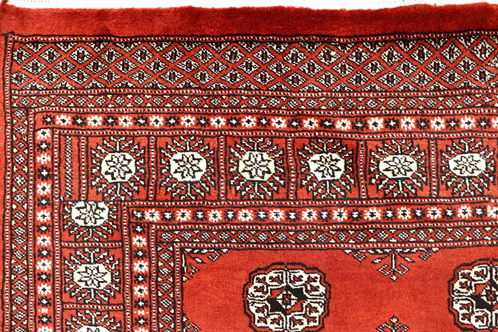 Orange Red Bokhara 5' 8 x 8' 6 - No. 60513 - ALRUG Rug Store