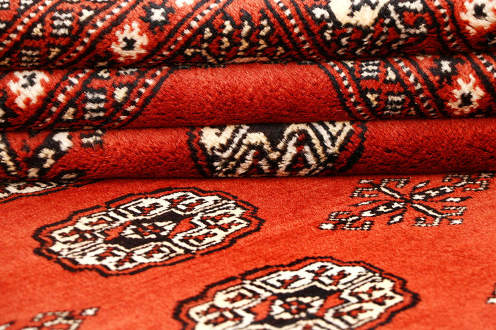 Orange Red Bokhara 5' 8 x 8' 6 - No. 60513 - ALRUG Rug Store