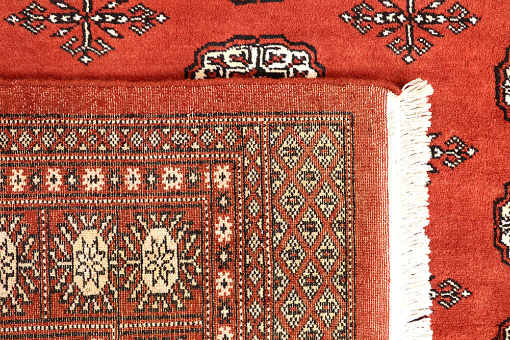 Orange Red Bokhara 5' 8 x 8' 6 - No. 60513 - ALRUG Rug Store