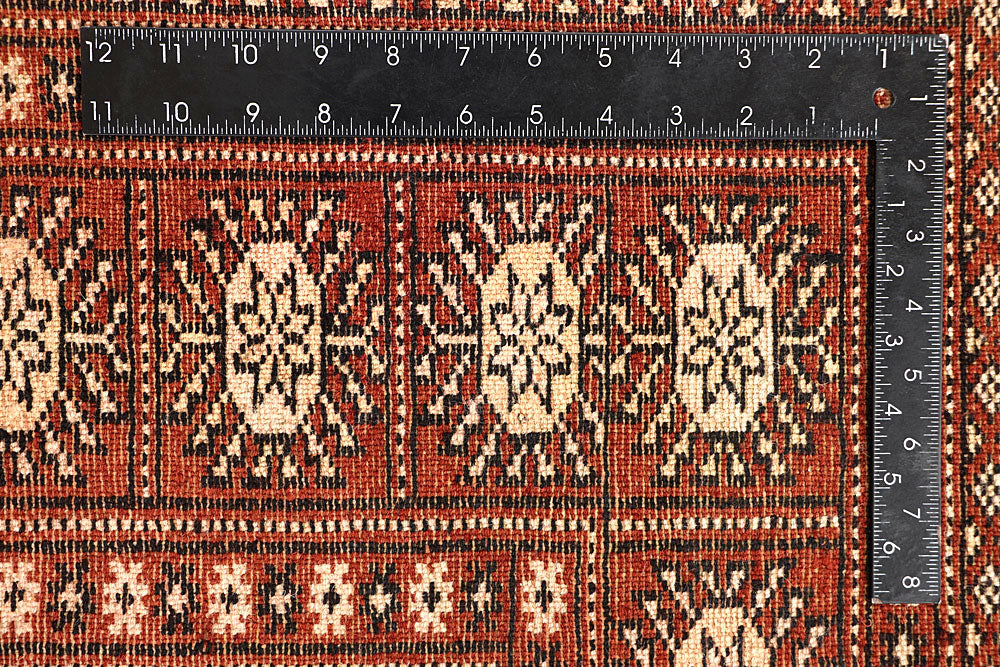 Orange Red Bokhara 5' 8 x 8' 6 - No. 60513 - ALRUG Rug Store