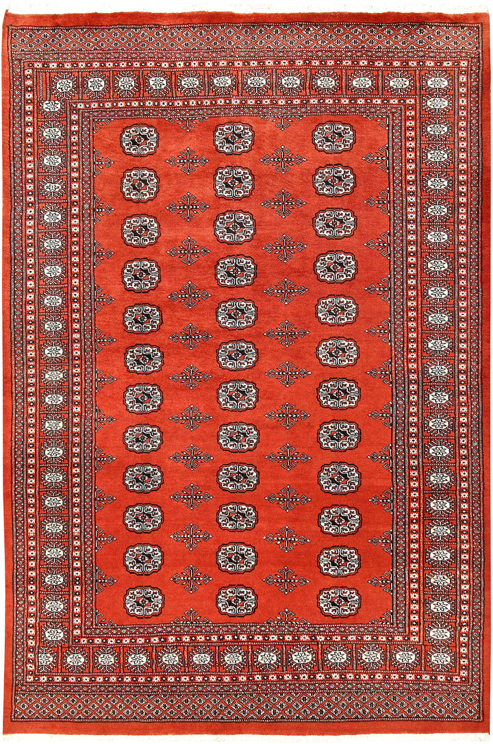 Orange Red Bokhara 5' 8 x 8' 6 - No. 60513 - ALRUG Rug Store