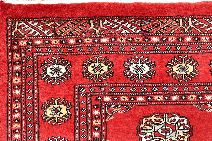 Firebrick Bokhara 5' 4 x 8' 5 - No. 60518 - ALRUG Rug Store
