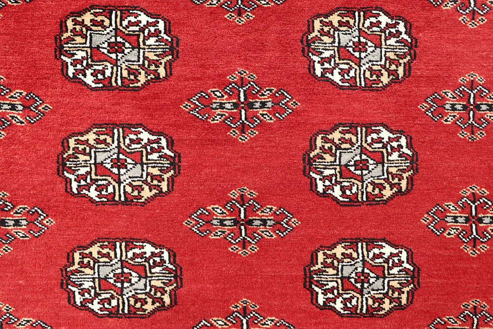 Firebrick Bokhara 5' 4 x 8' 5 - No. 60518 - ALRUG Rug Store