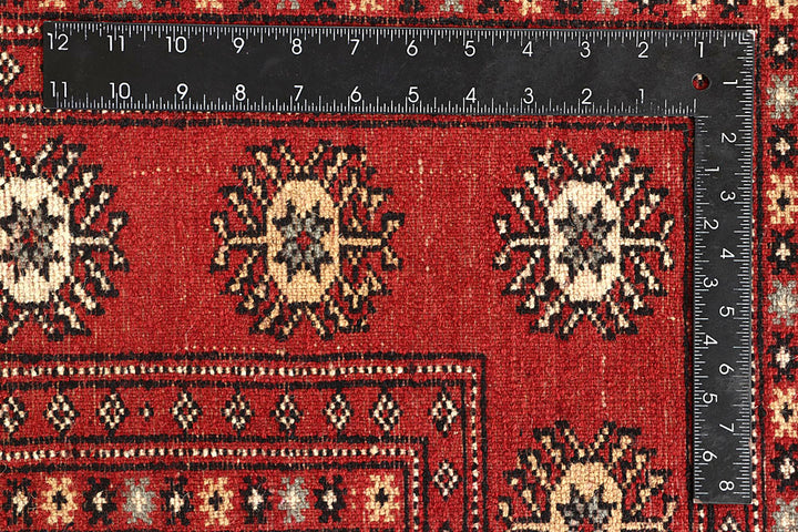 Firebrick Bokhara 5' 4 x 8' 5 - No. 60518 - ALRUG Rug Store