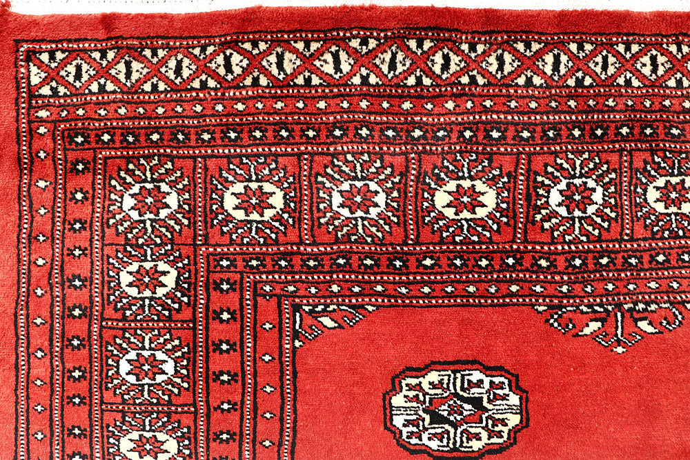 Firebrick Bokhara 5' 7 x 8' 10 - No. 60522 - ALRUG Rug Store