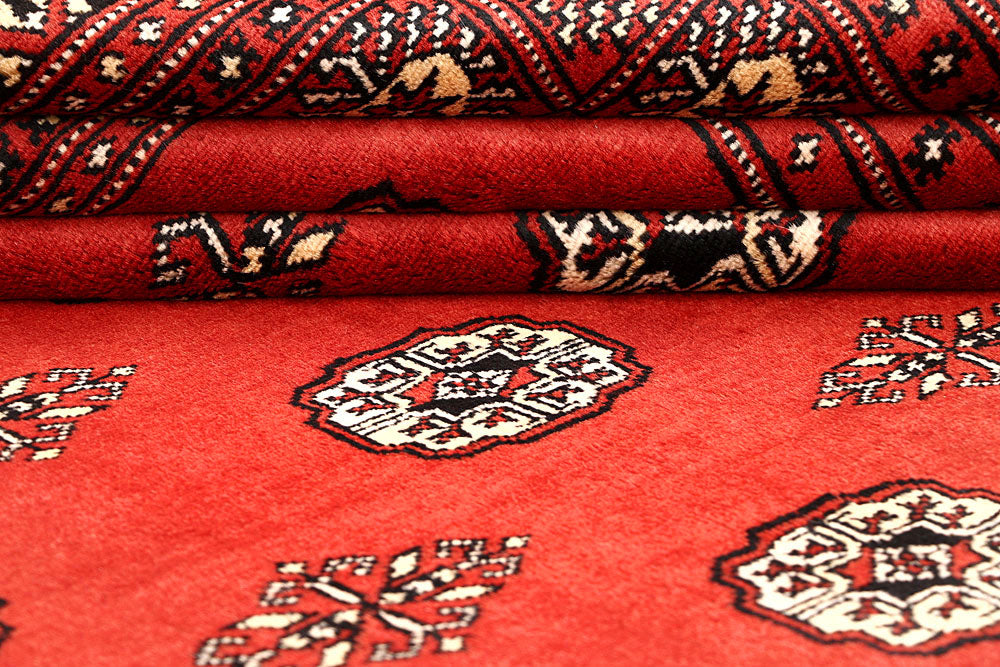 Firebrick Bokhara 5' 7 x 8' 10 - No. 60522 - ALRUG Rug Store