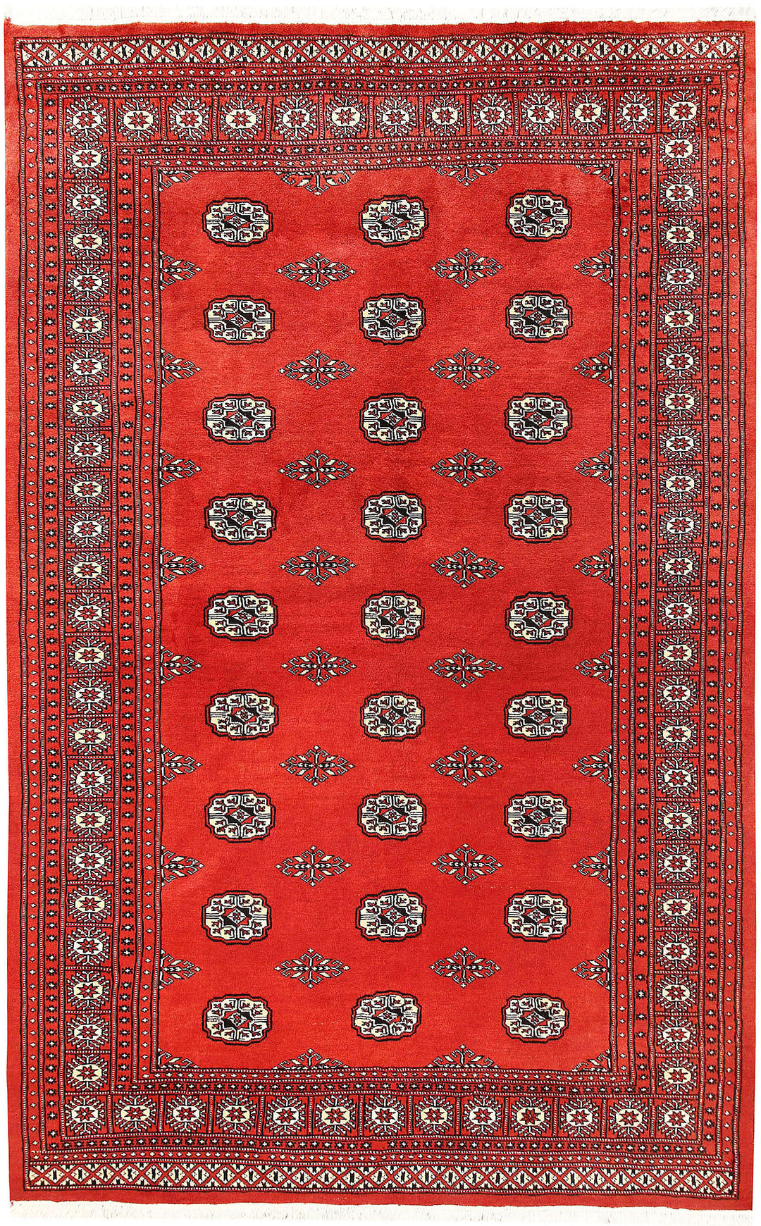 Firebrick Bokhara 5' 7 x 8' 10 - No. 60522 - ALRUG Rug Store