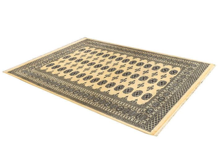 Cornsilk Bokhara 5' 5 x 7' 5 - No. 60525 - ALRUG Rug Store