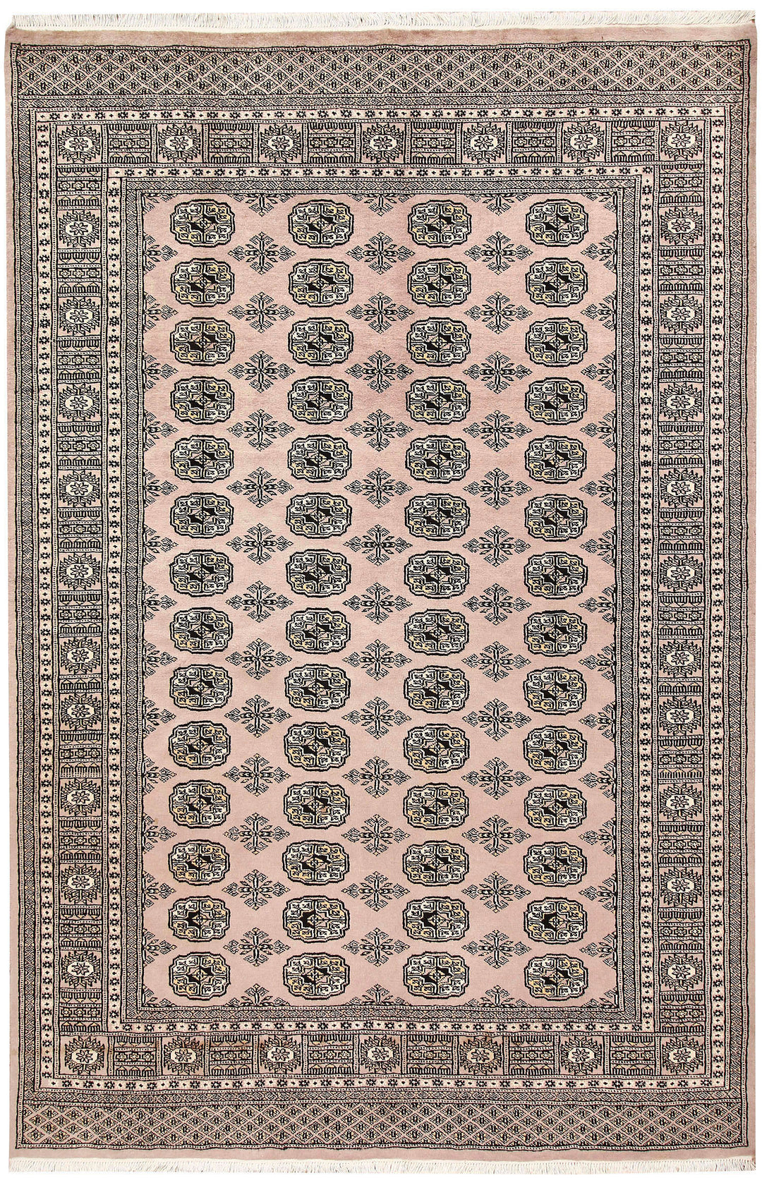 Tan Bokhara 5' 8 x 8' 6 - No. 60531 - ALRUG Rug Store